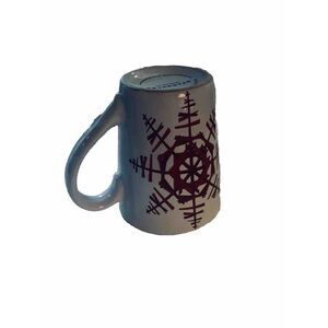 Mug Starbucks Coffee Co. 2012 Ceramic Red Snowflake Holds 12 Ounces‎ (29)